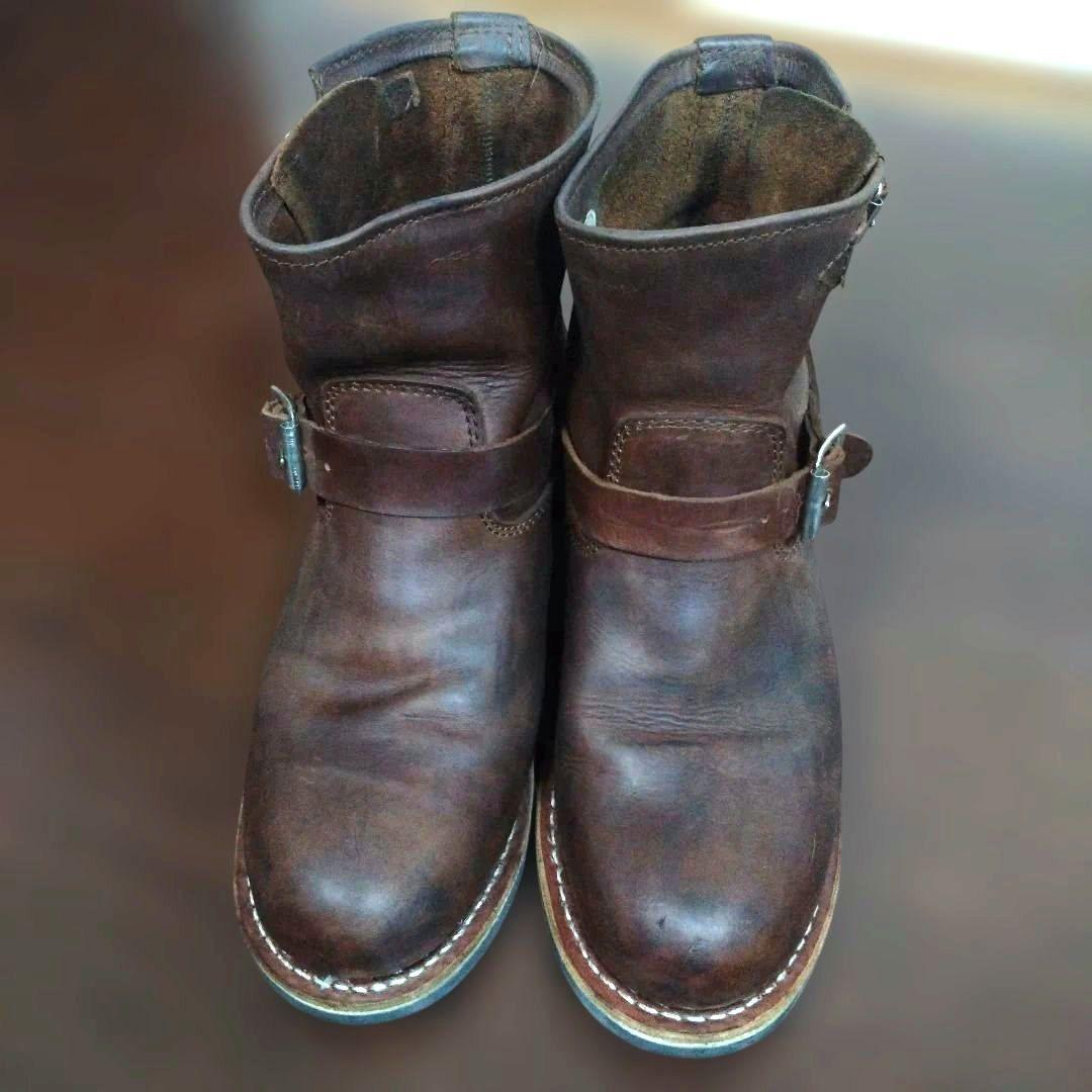 ゴールデンレトリバー　本革　オイルヌバック　エンジニア　ブーツ　26.5cm