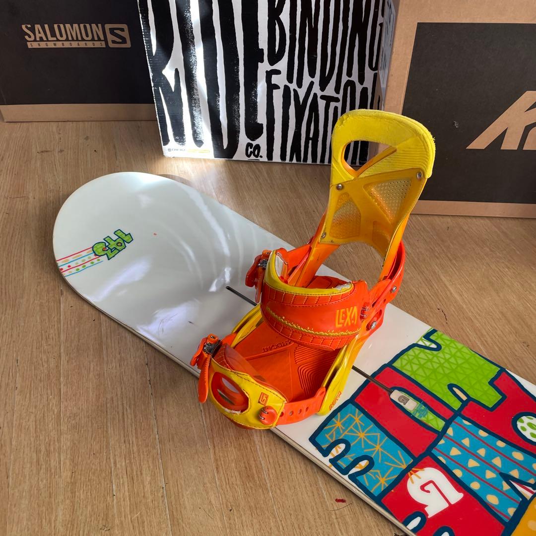 BURTON　LEXA　バートン　レクサ　バインディング付　スノーボードセット