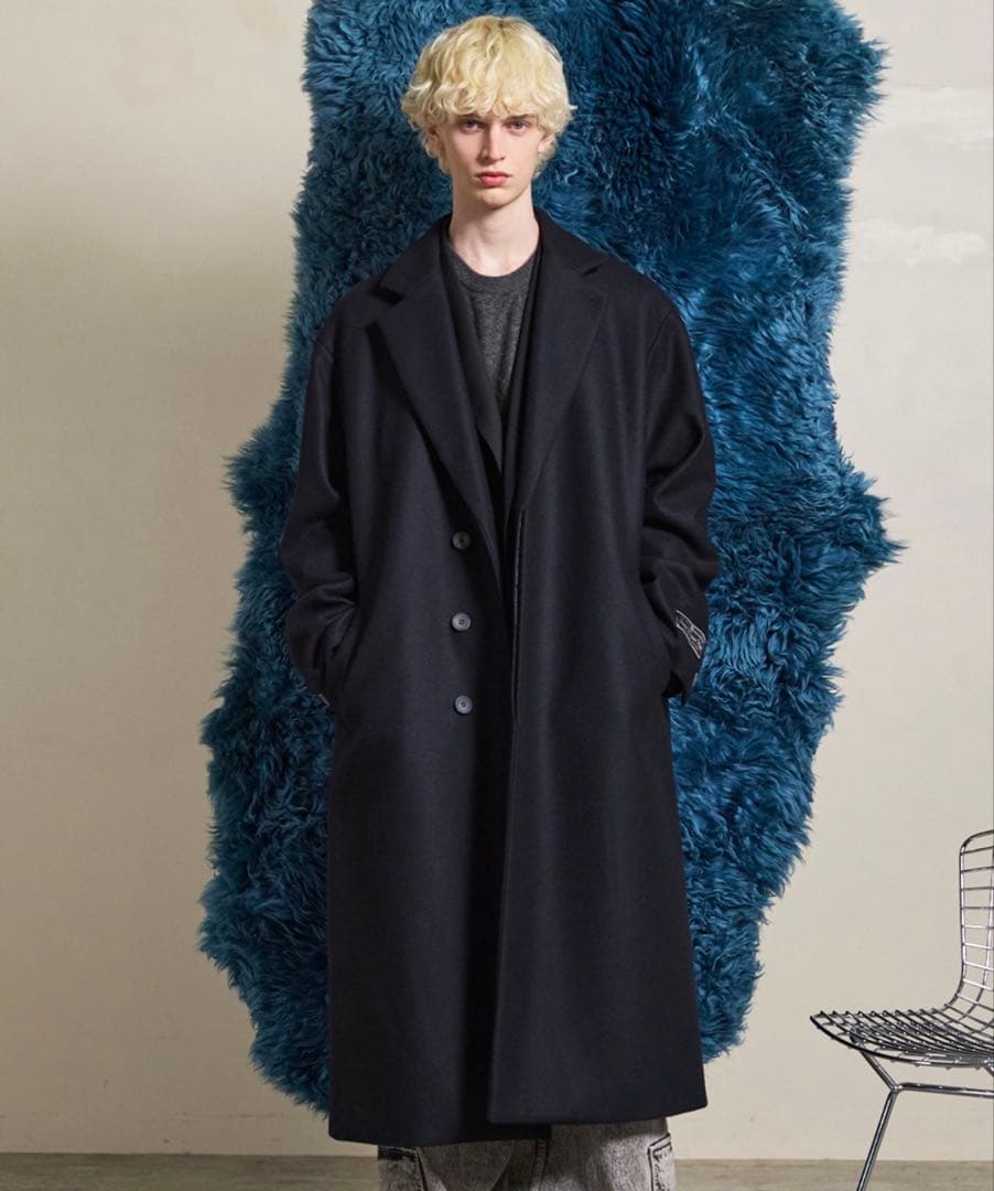 Super140sプライムオーバーメルトンチェスターコート