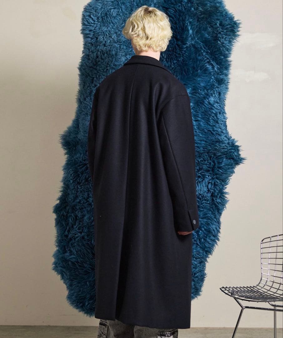 Super140sプライムオーバーメルトンチェスターコート