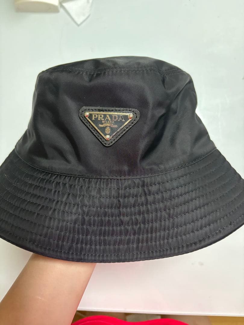mimuai PRADA ブラック バケットハット