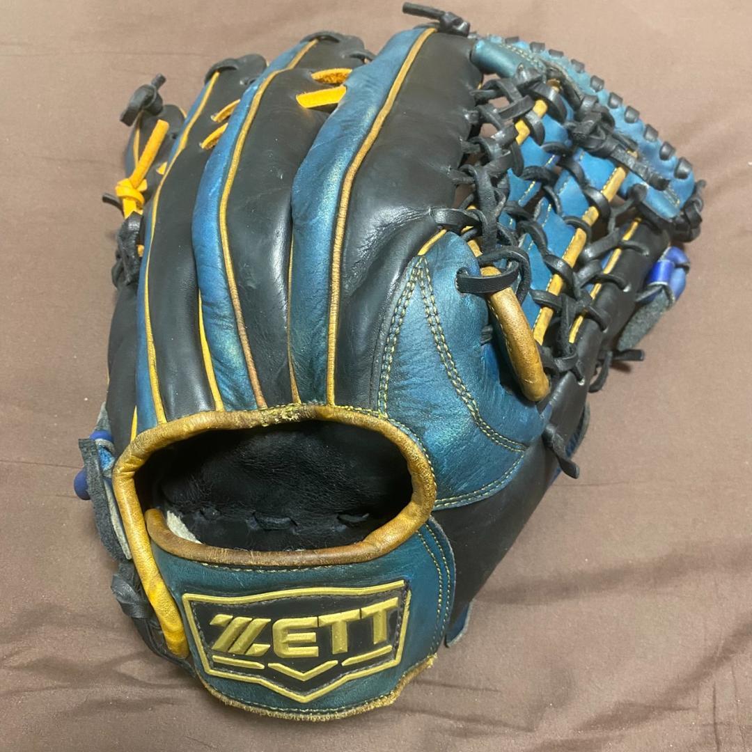 ZETT 軟式 外野手用 グローブ 限定カラー 手入れ用品セット