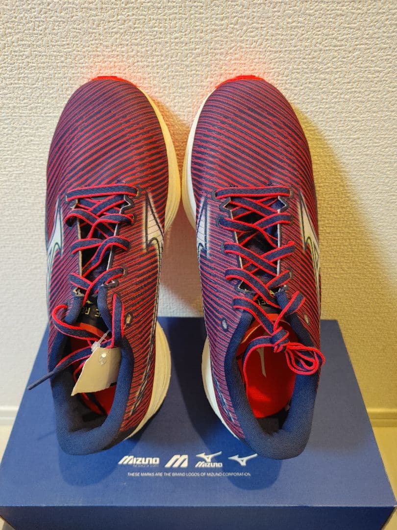 ミズノ ウエーブリベリオン ウィメンズ ランニング 女性用24.5センチ