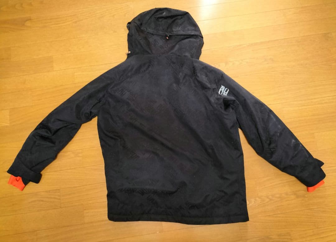 Phenix メンズ スキーウェア 黒/オレンジ 上下セット