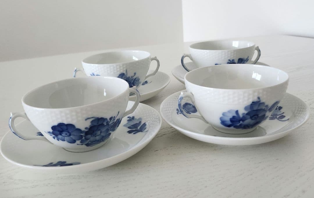 ロイヤルコペンハーゲン ブルーフラワー スープカップ ソーサー