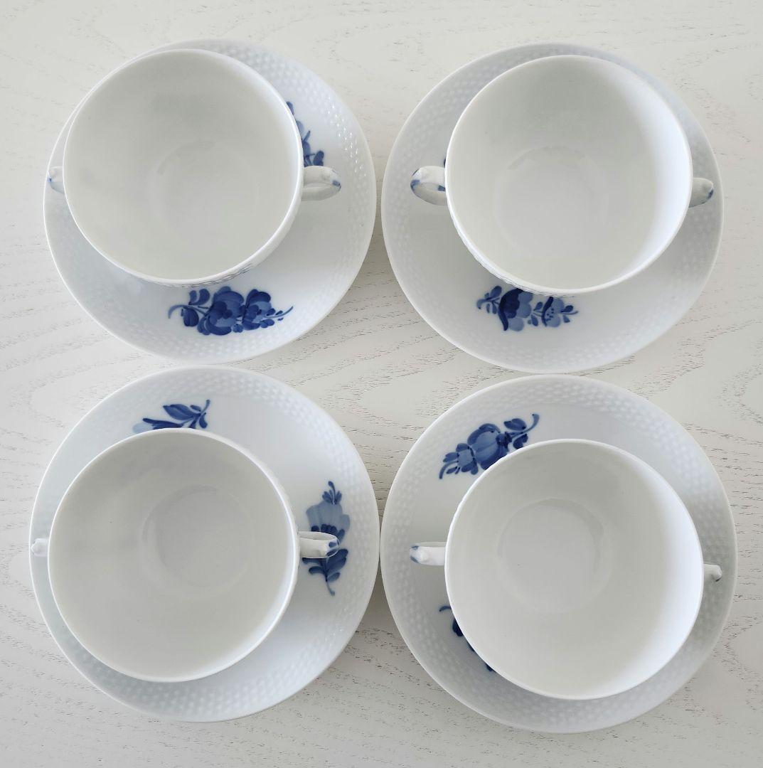 ロイヤルコペンハーゲン ブルーフラワー スープカップ ソーサー