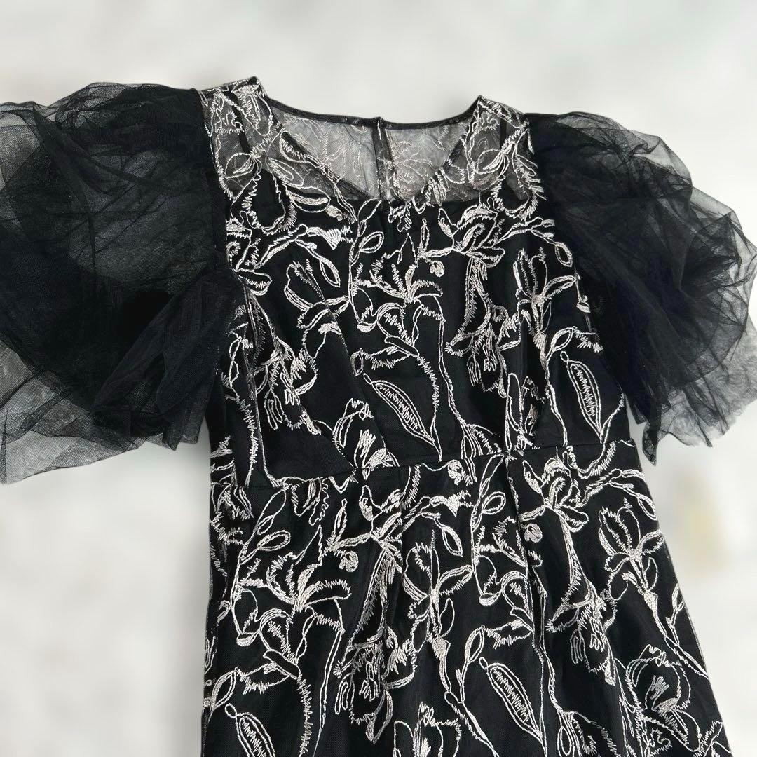 【新品】　LE'RURE　Fluffy sleeve pencil dress