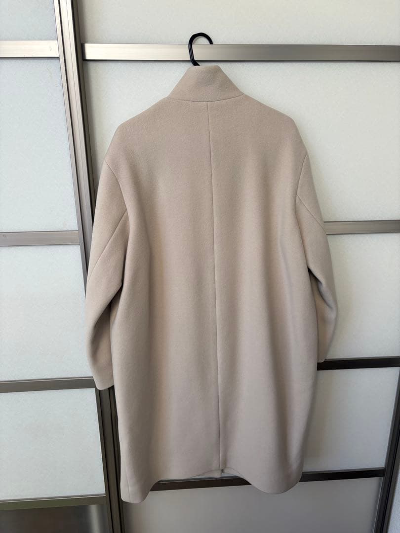 23区 ノーカラーコート 40 ベージュ