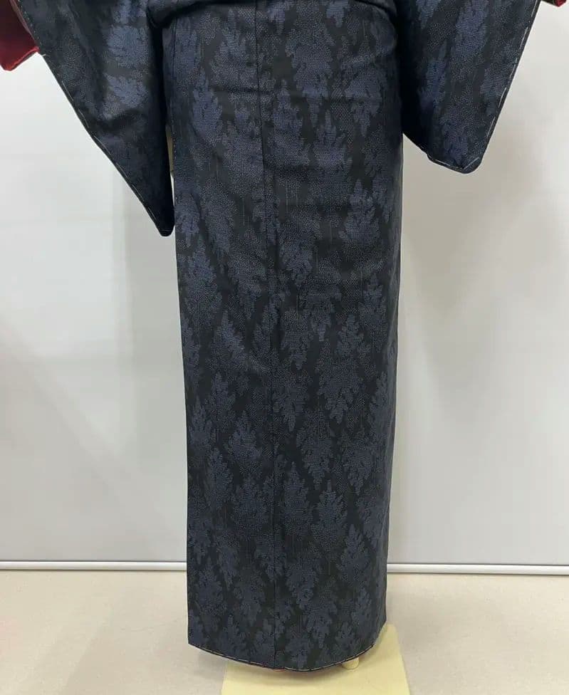 ❪8075❫ ❦ 結城紬 ❦ しつけ付き