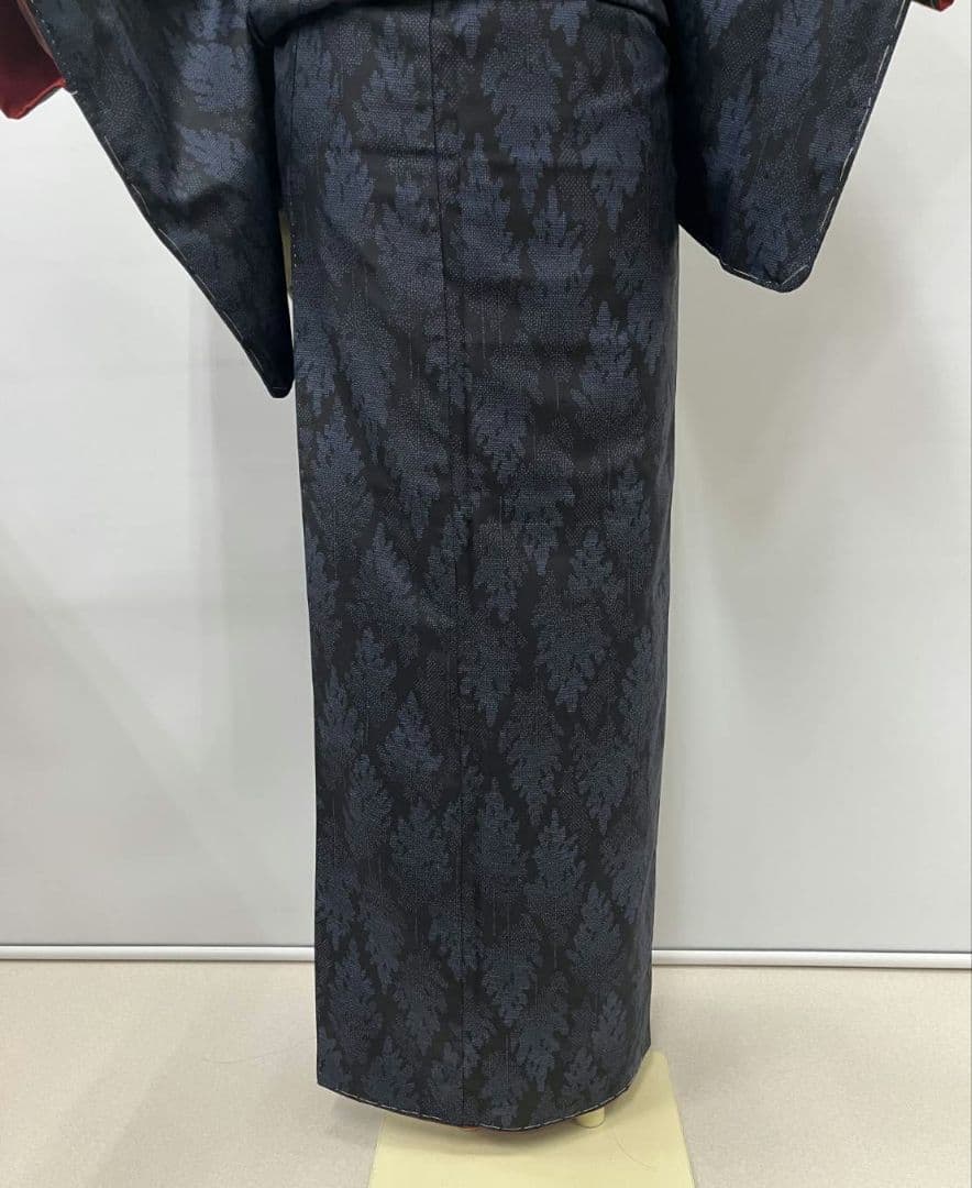 ❪8075❫ ❦ 結城紬 ❦ しつけ付き