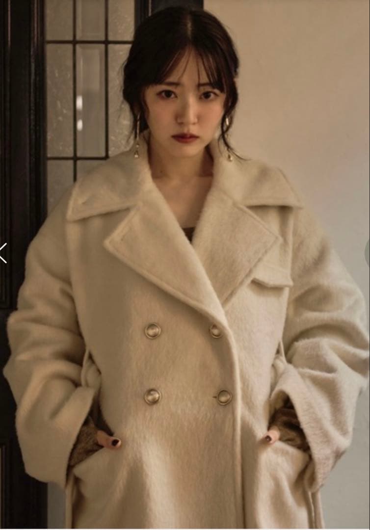 mideal shaggy middle coat シャギーミドルコート