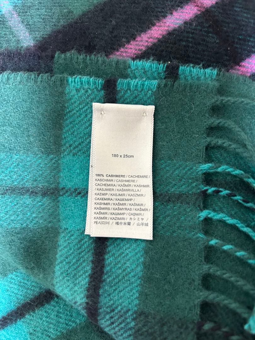 【美品】Johnstons of Elgin カシミヤ100% マフラー