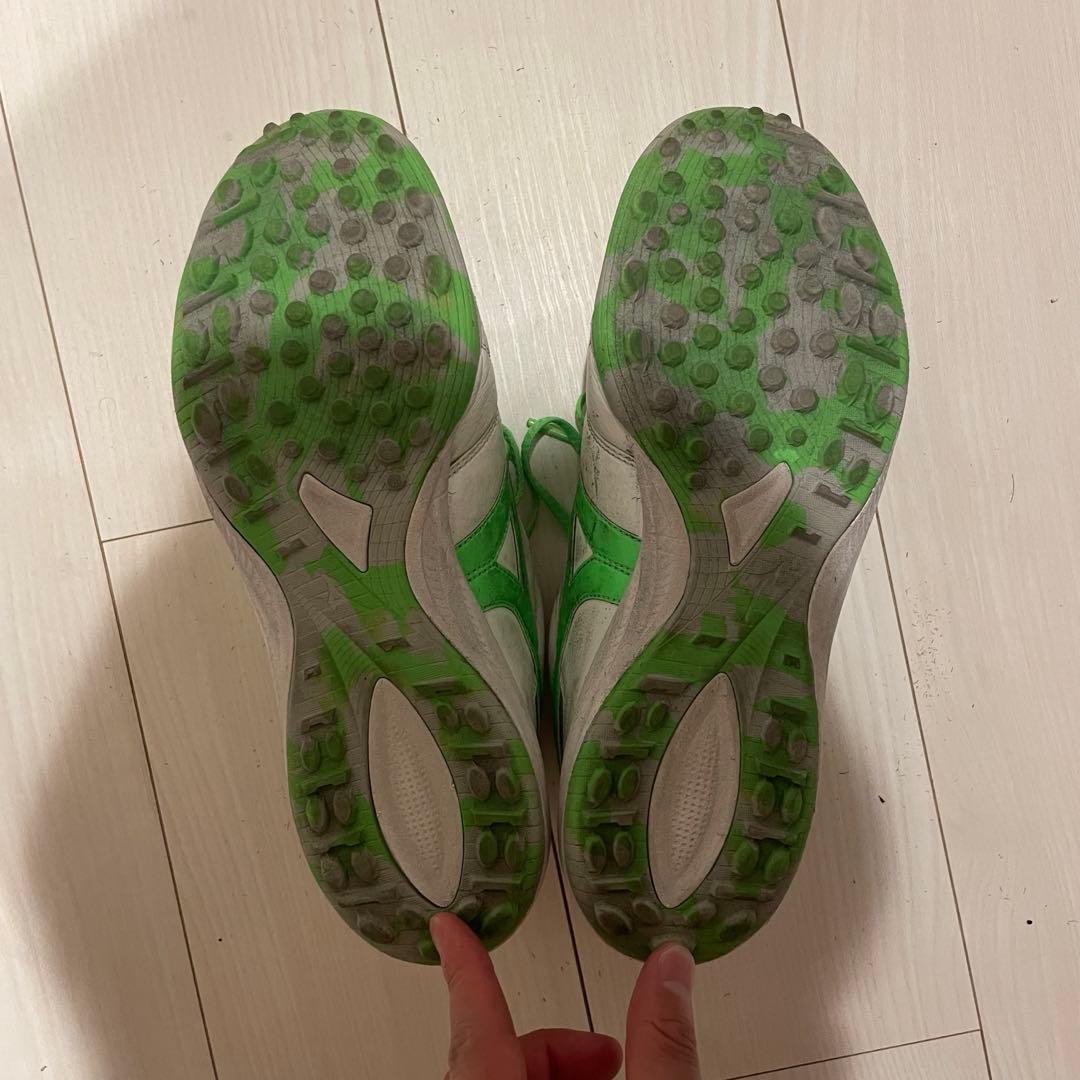 【美品】ミズノ モレリア SALA JAPAN TF(ホワイト×グリーン)