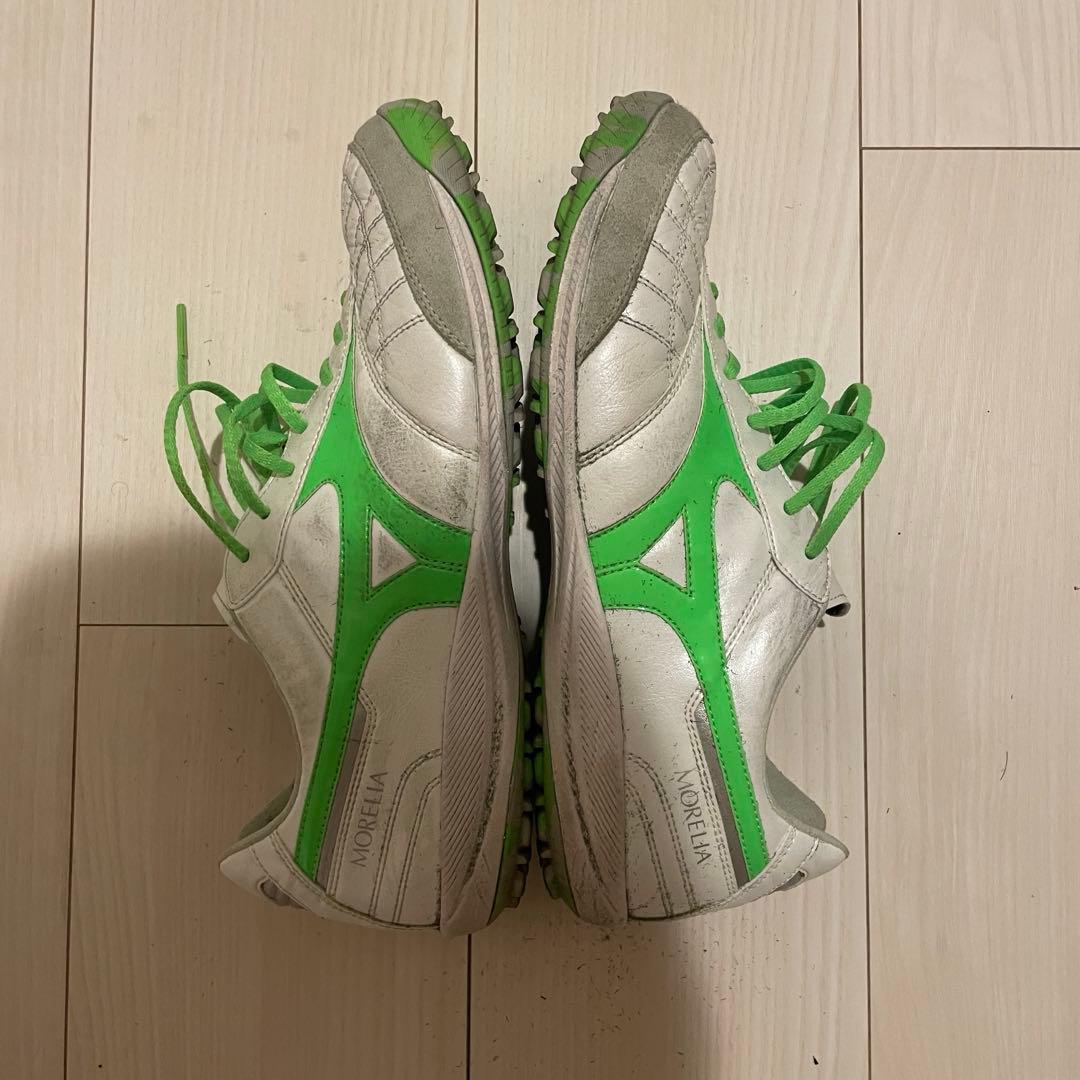 【美品】ミズノ モレリア SALA JAPAN TF(ホワイト×グリーン)