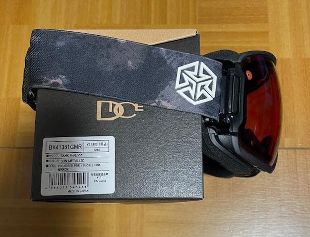 DICE新品BANKゴーグル換気機能付き偏光ガンメタ人気カラー28%OFFダイス