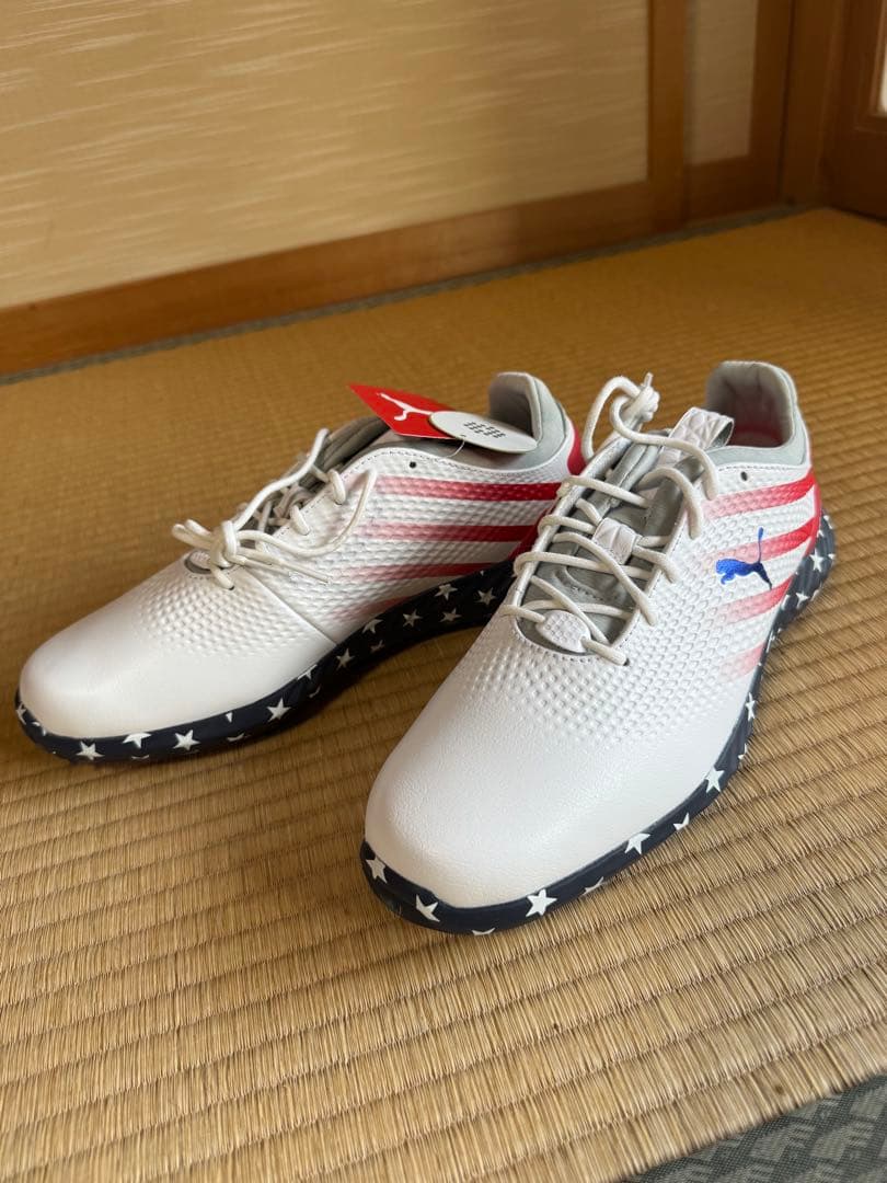【新品未使用】Puma プーマ　ゴルフシューズ ホワイト