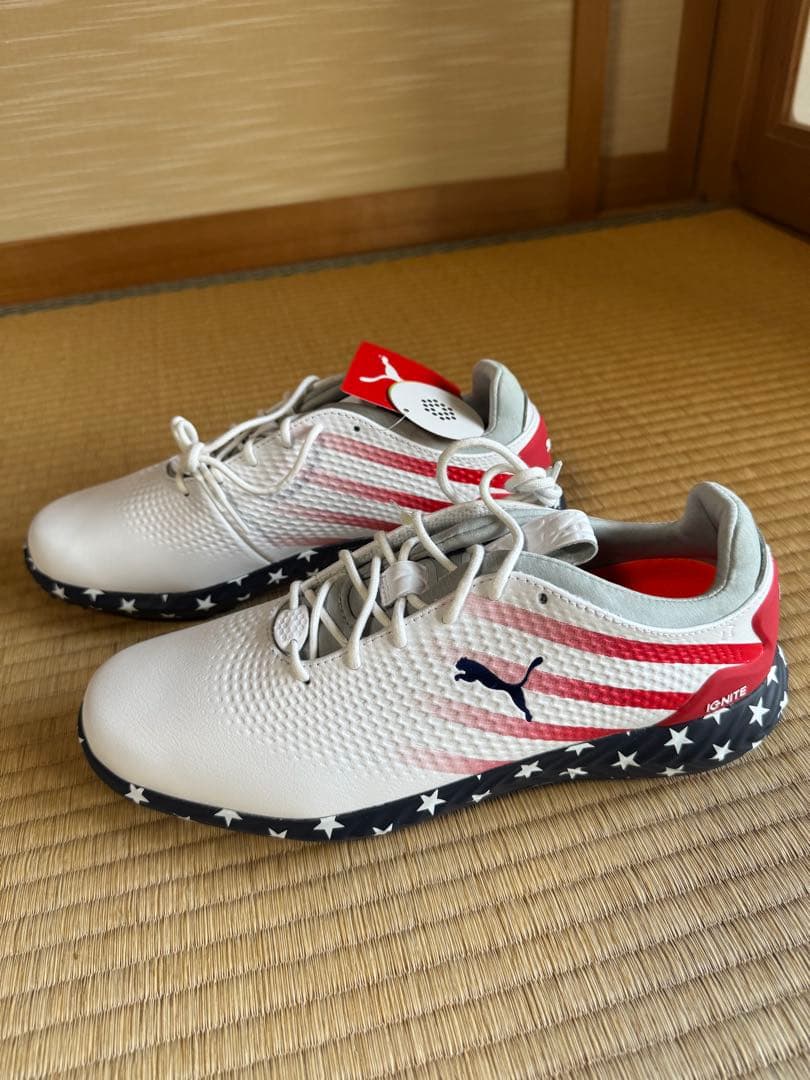 【新品未使用】Puma プーマ　ゴルフシューズ ホワイト
