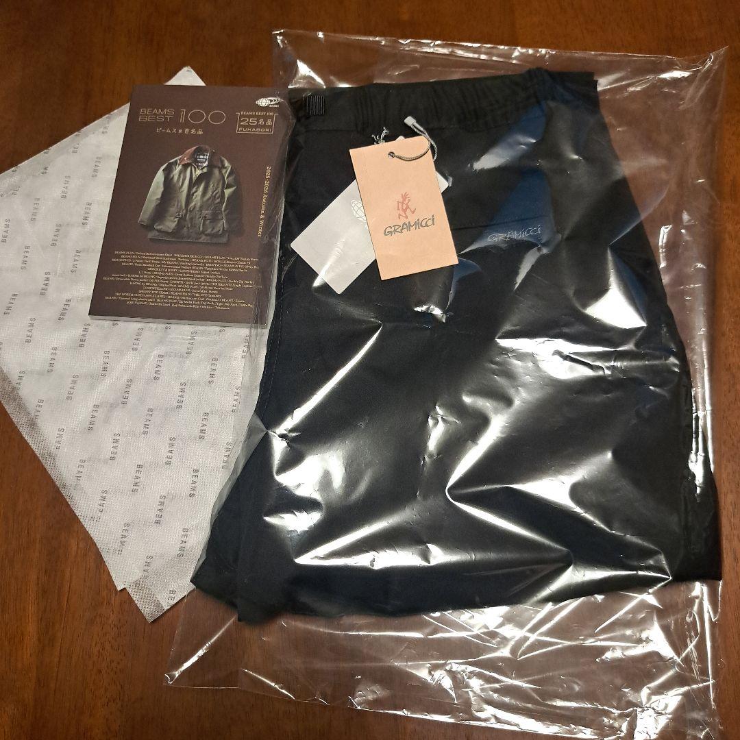 極美 着用1回 BEAMS別注 Gramicci スラックス ネイビーＬ