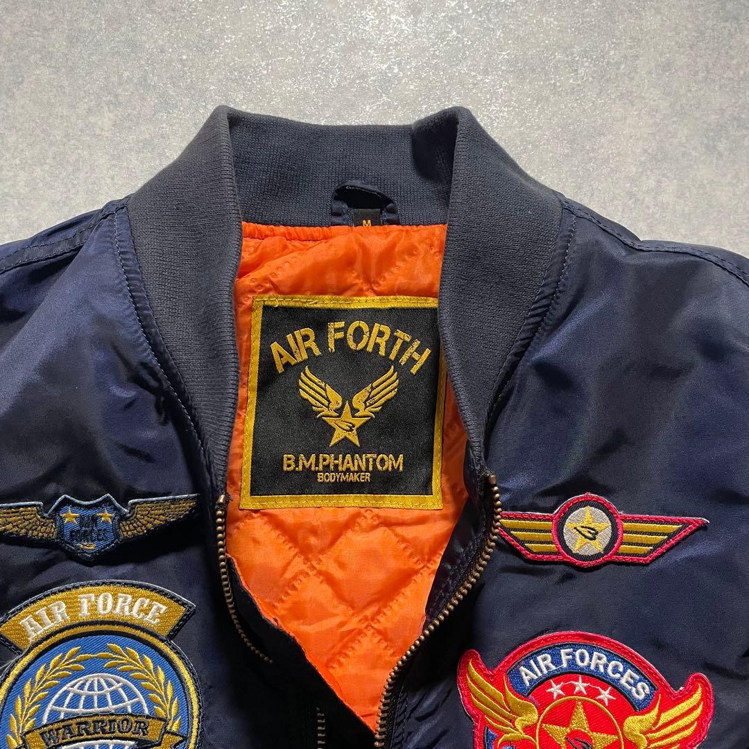 AIR FORTH B.M.PHANTOM MA-1 フライトジャケット Ｍ