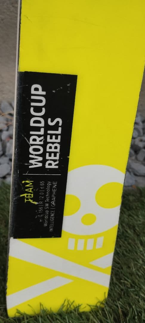 HEAD WORLD CUP REBELS SL ジュニア156　白　黄