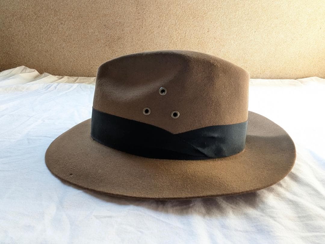 STETSON サファリ 3Xビーバー ヴィンテージ フェドラハット XL