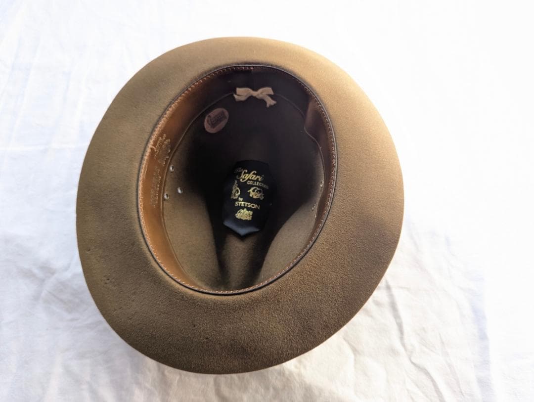 STETSON サファリ 3Xビーバー ヴィンテージ フェドラハット XL