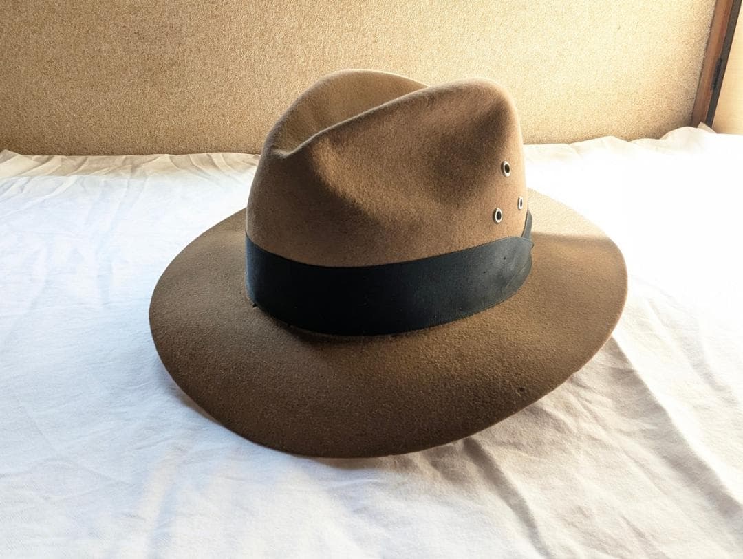 STETSON サファリ 3Xビーバー ヴィンテージ フェドラハット XL