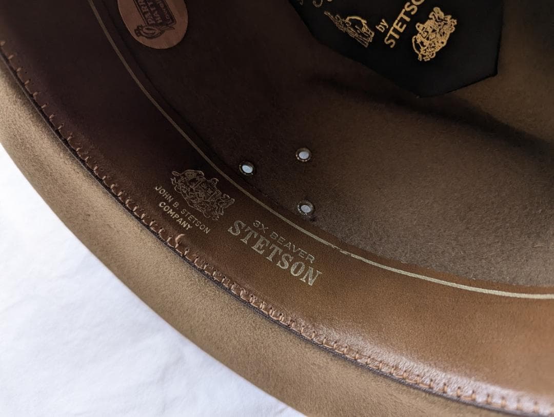 STETSON サファリ 3Xビーバー ヴィンテージ フェドラハット XL
