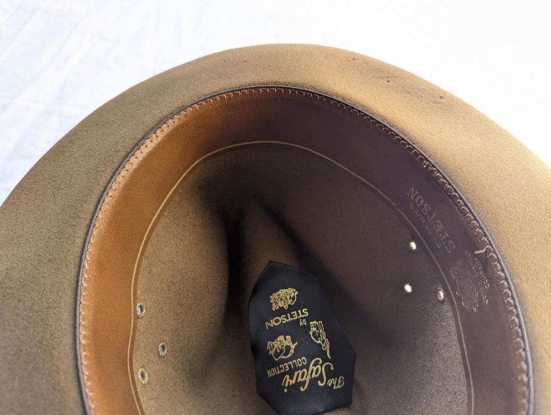 STETSON サファリ 3Xビーバー ヴィンテージ フェドラハット XL