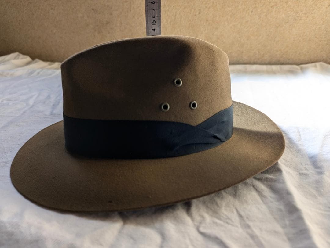 STETSON サファリ 3Xビーバー ヴィンテージ フェドラハット XL