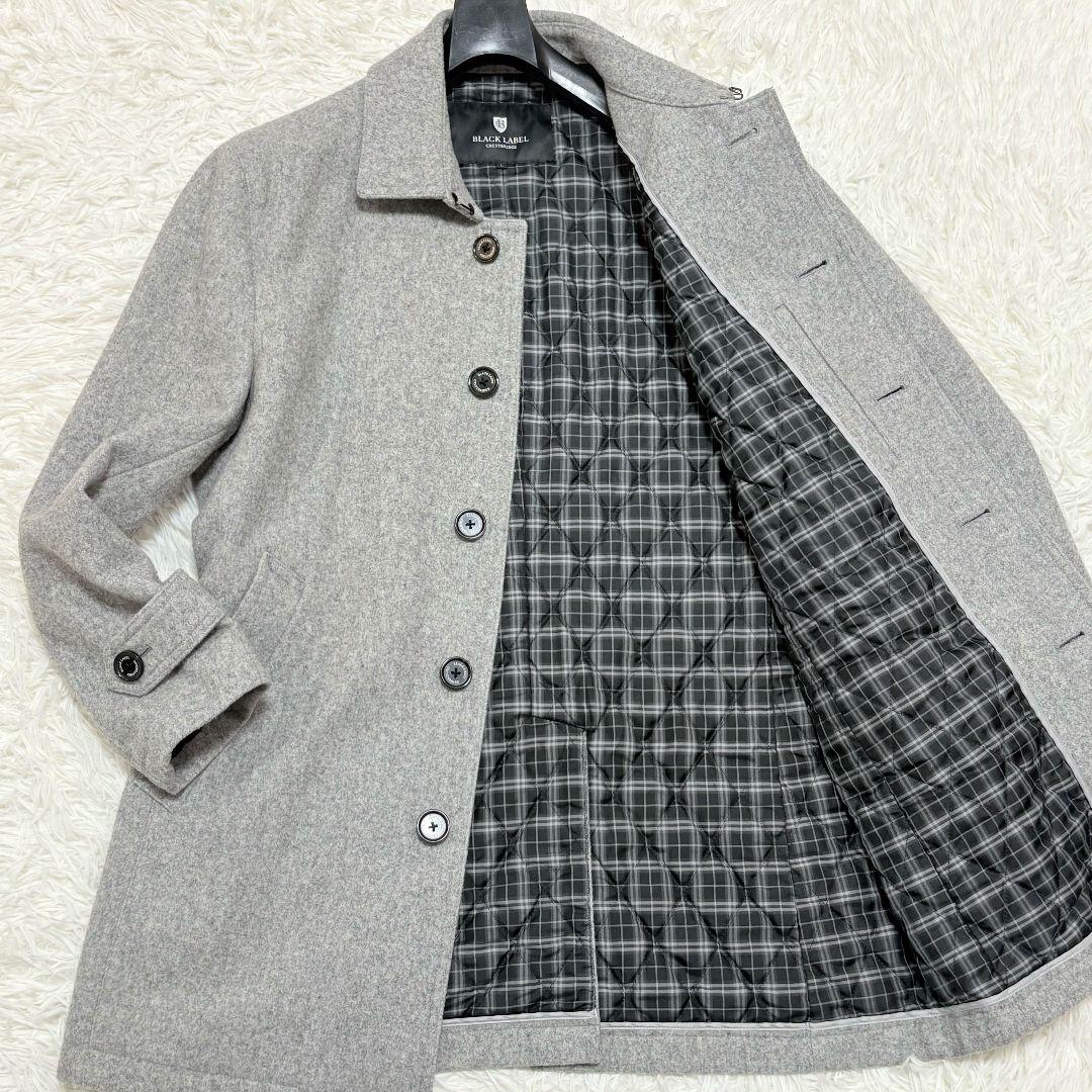 美品✨ ブラックレーベルクレストブリッジ コート ノバチェック キルティング