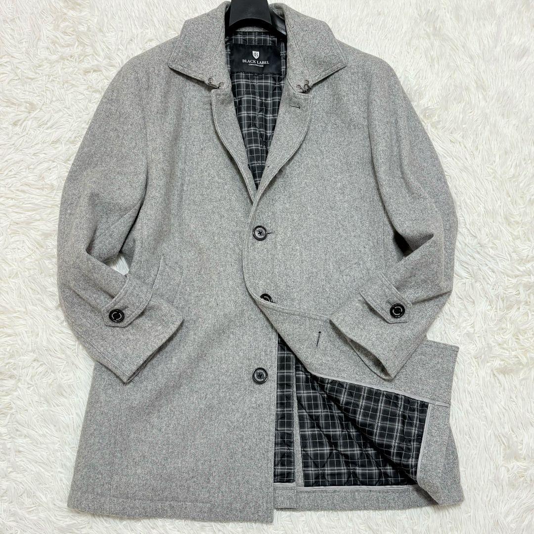 美品✨ ブラックレーベルクレストブリッジ コート ノバチェック キルティング