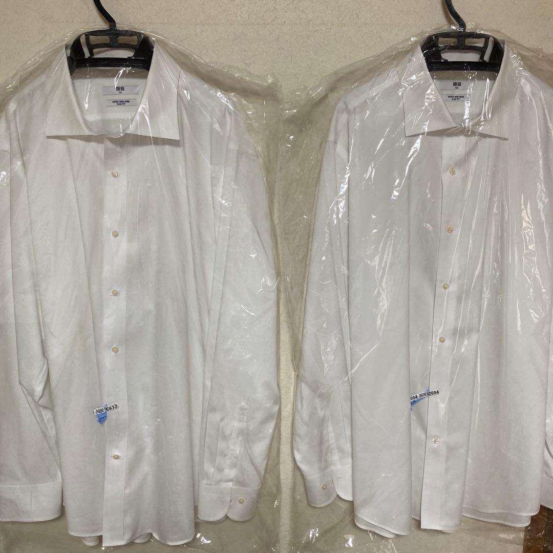 ★超美品★ユニクロ★感動ジャケットパンツ★2着セット★シャツ2着★XXL★おまけ