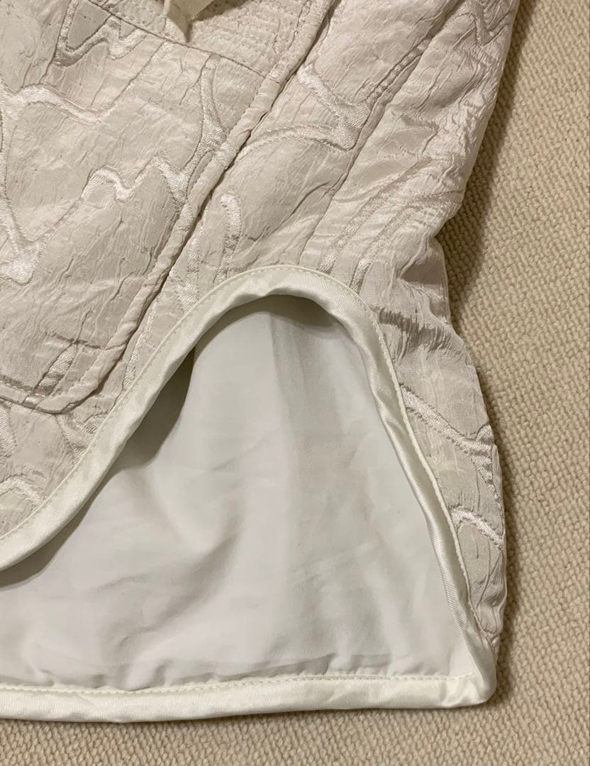 TODAYFUL トゥデイフル　ジャガードパイピングブルゾン　エクリュ36 美品