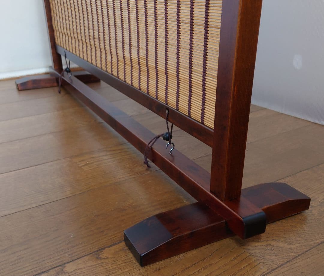 プ*オ様 結界　衝立和風伝統結界衝立１枚式間仕切り　木簾（タペストリー）調衝立１