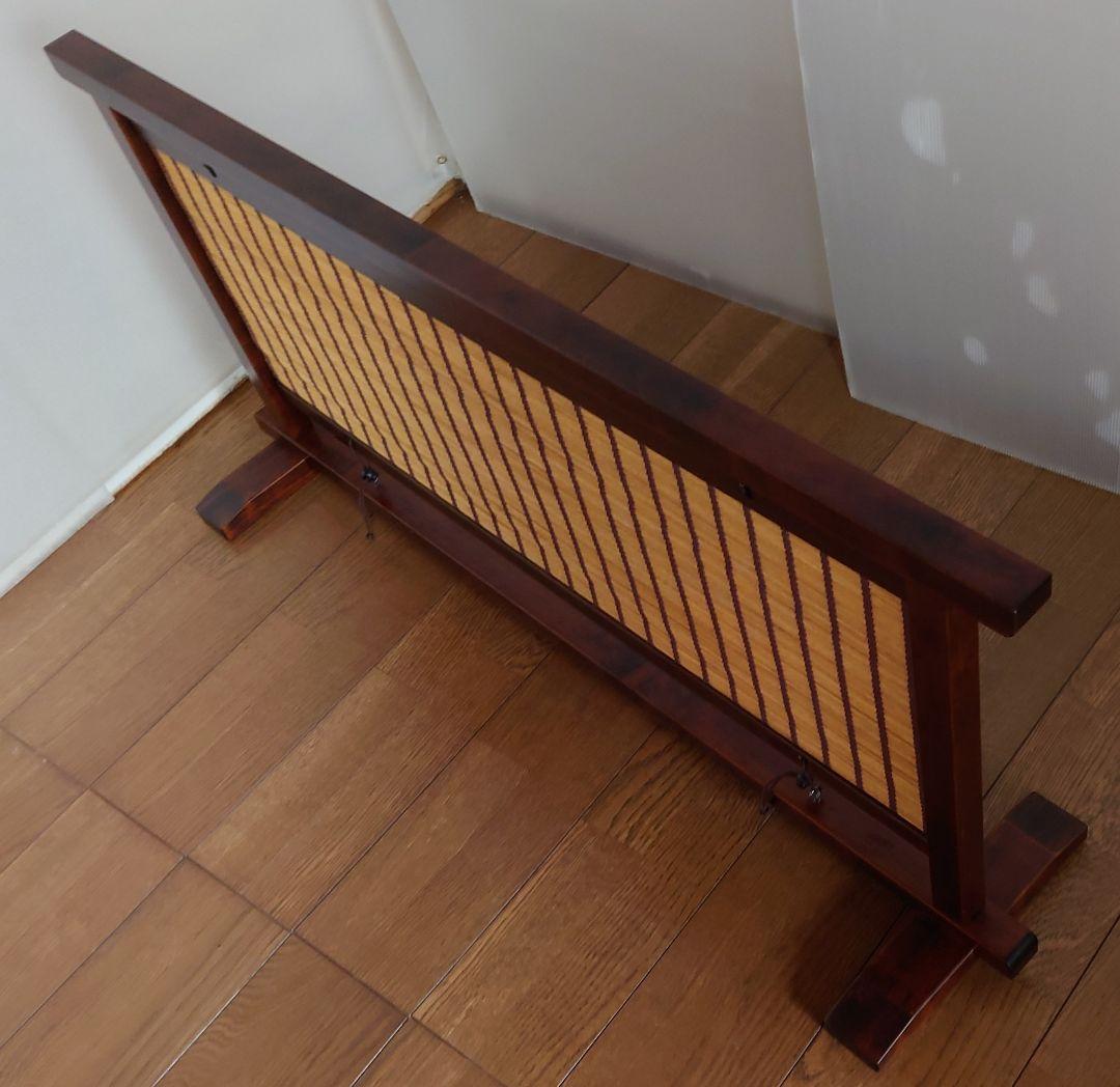 プ*オ様 結界　衝立和風伝統結界衝立１枚式間仕切り　木簾（タペストリー）調衝立１