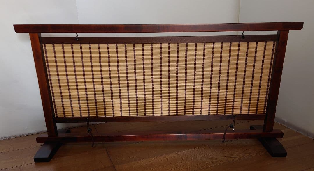 プ*オ様 結界　衝立和風伝統結界衝立１枚式間仕切り　木簾（タペストリー）調衝立１