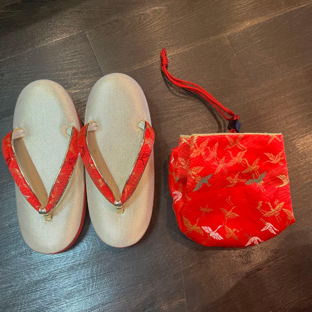 アンティーク 七五三 三歳〜五歳 着物 被布 フルセット しだれ桜 折鶴 付け襟