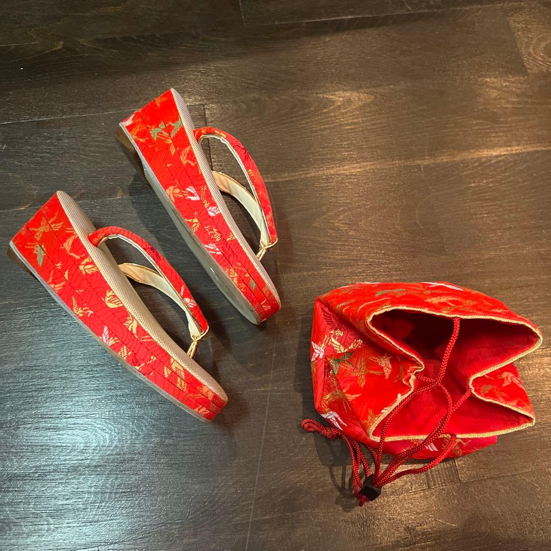 アンティーク 七五三 三歳〜五歳 着物 被布 フルセット しだれ桜 折鶴 付け襟