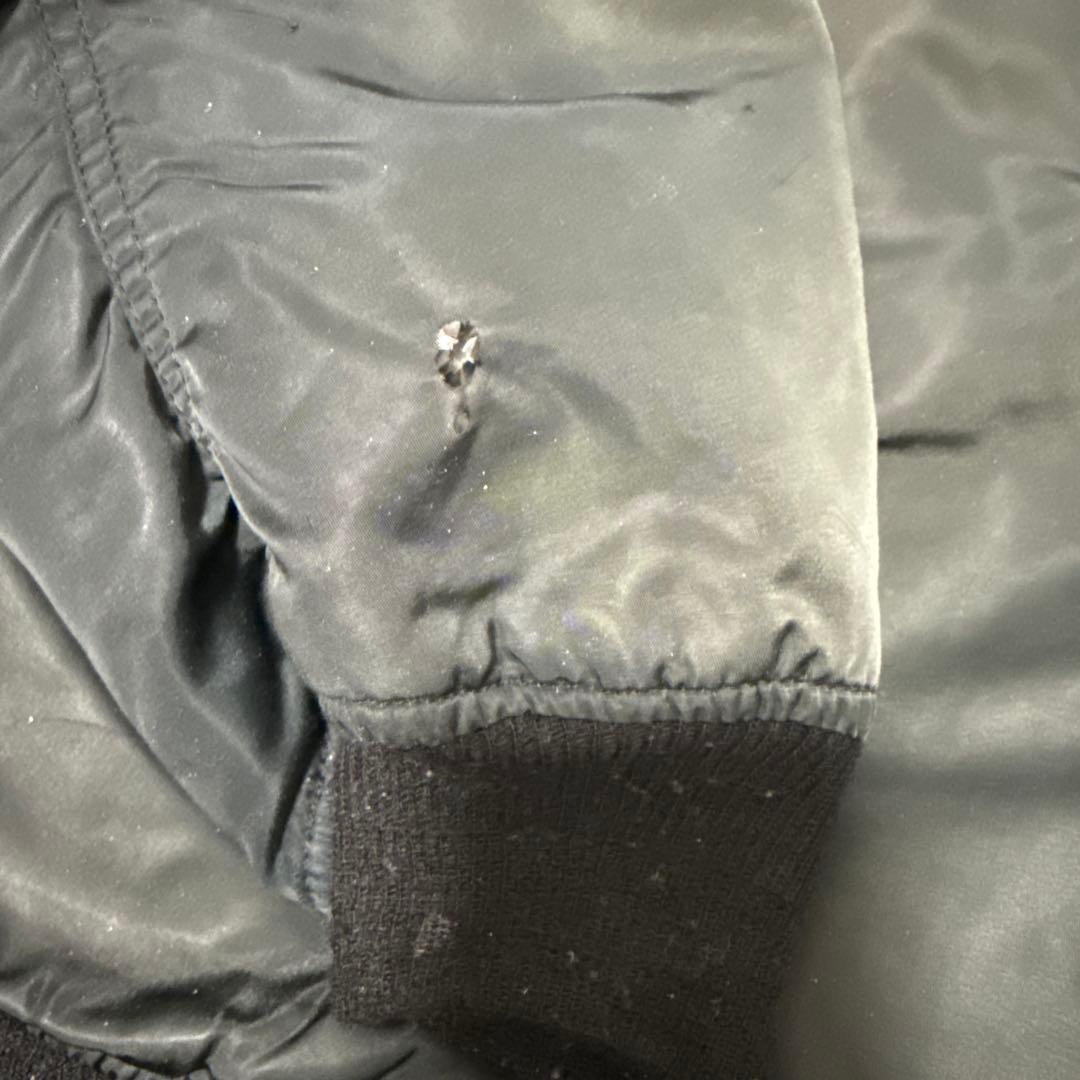 レアモデル　ALPHA 80s ma-1 oliveベースblackモデル