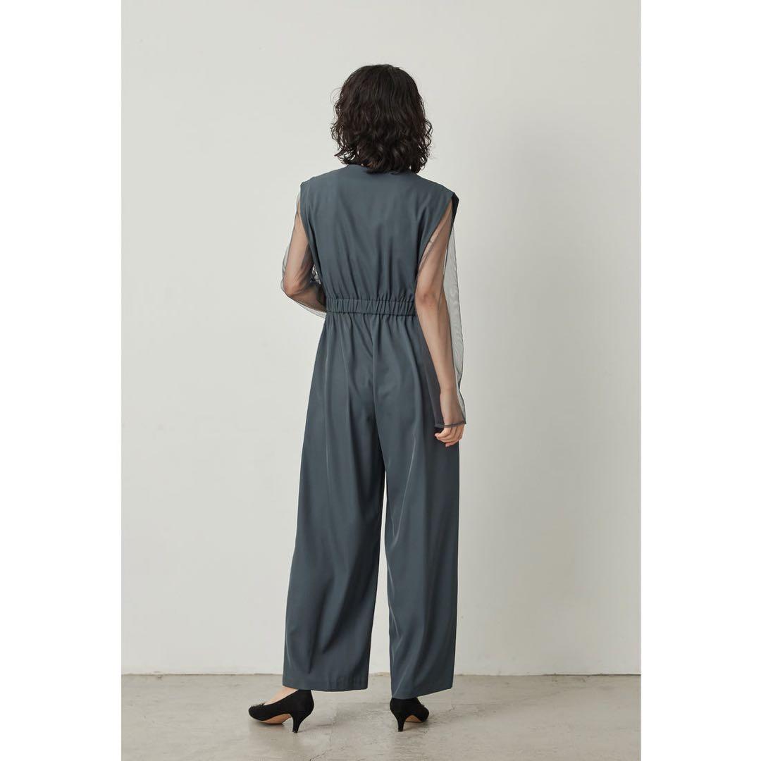 ＊美品＊niana スタンドアウトカラーオールインパンツ 2点セットパンツドレス