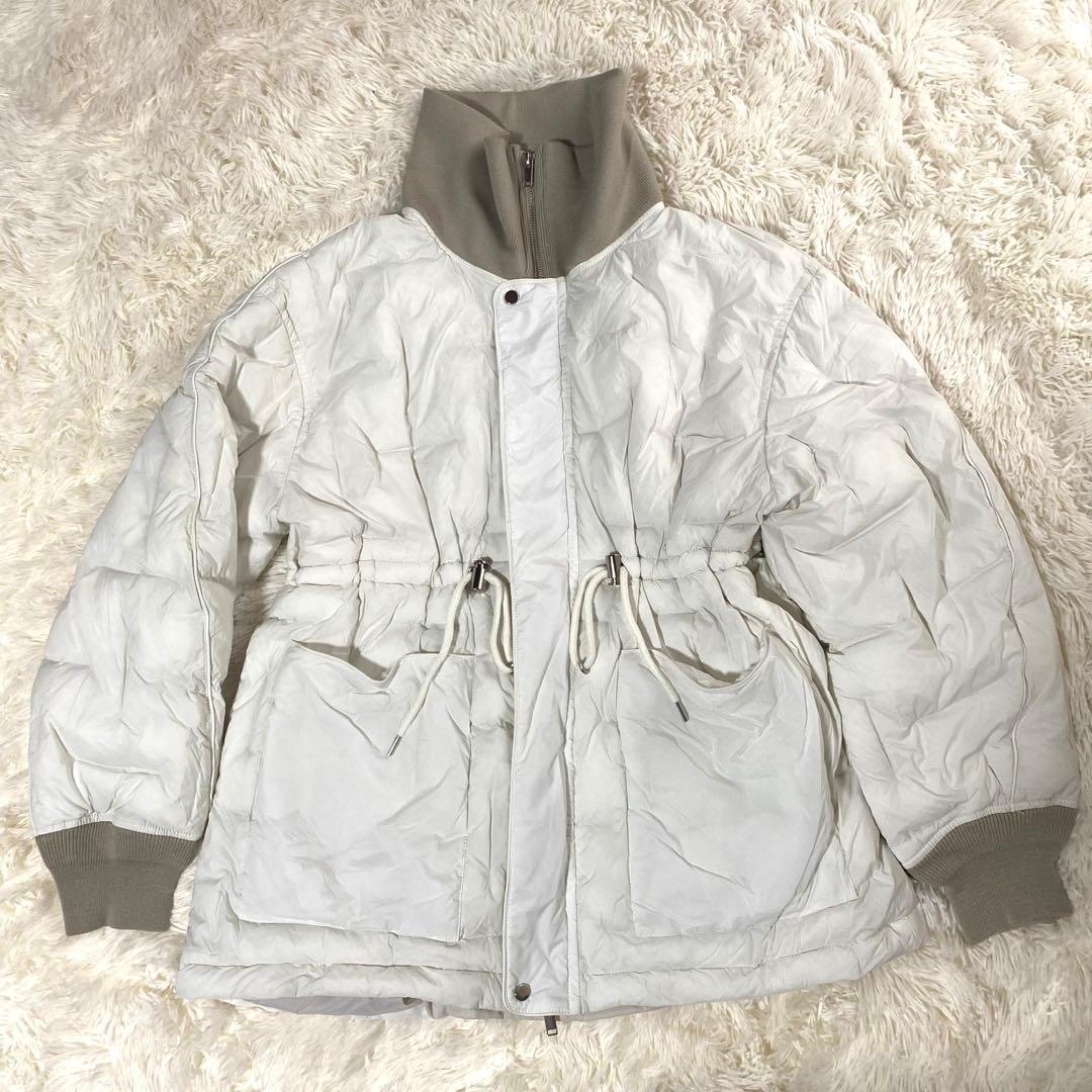 アダムエロペ ドロストキルティングブルゾン キナリ