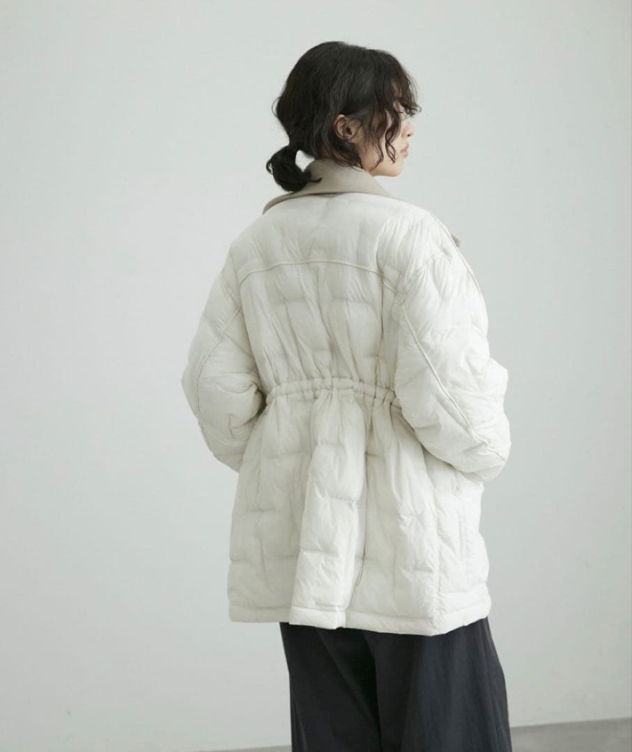 アダムエロペ ドロストキルティングブルゾン キナリ