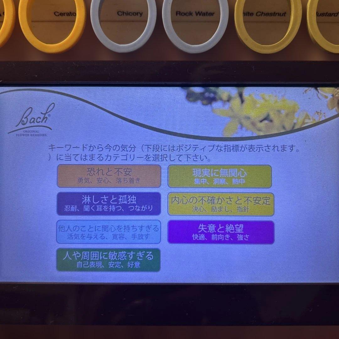 バッチフラワーレメディ　ディスプレイ