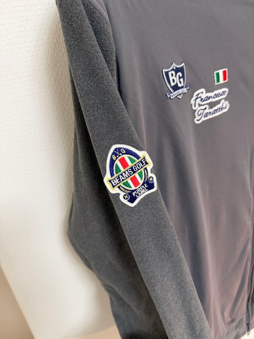 BEAMS GOLF フード付きフリースジャケット　XL