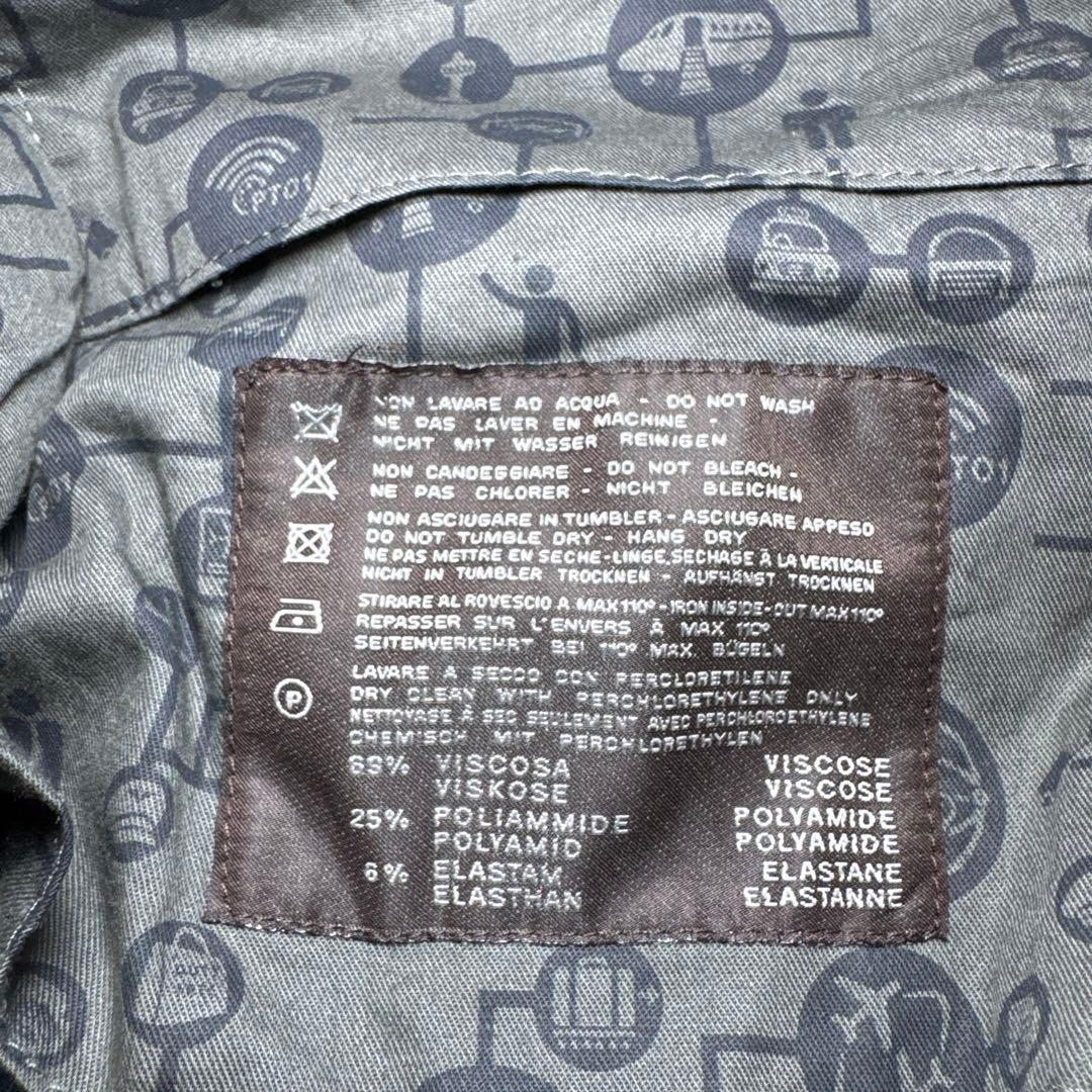 19 極美品　PT01 ピーティーゼロウーノ　スラックス　46 グレー