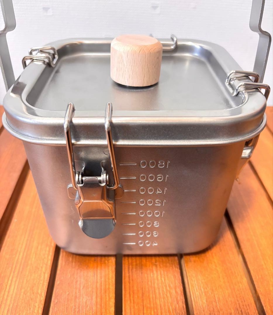 子犬印　角形給食缶ミニ