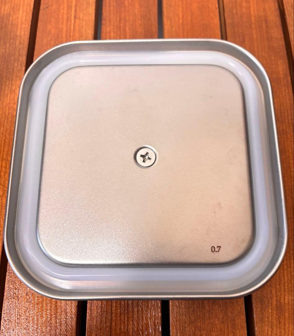 子犬印　角形給食缶ミニ