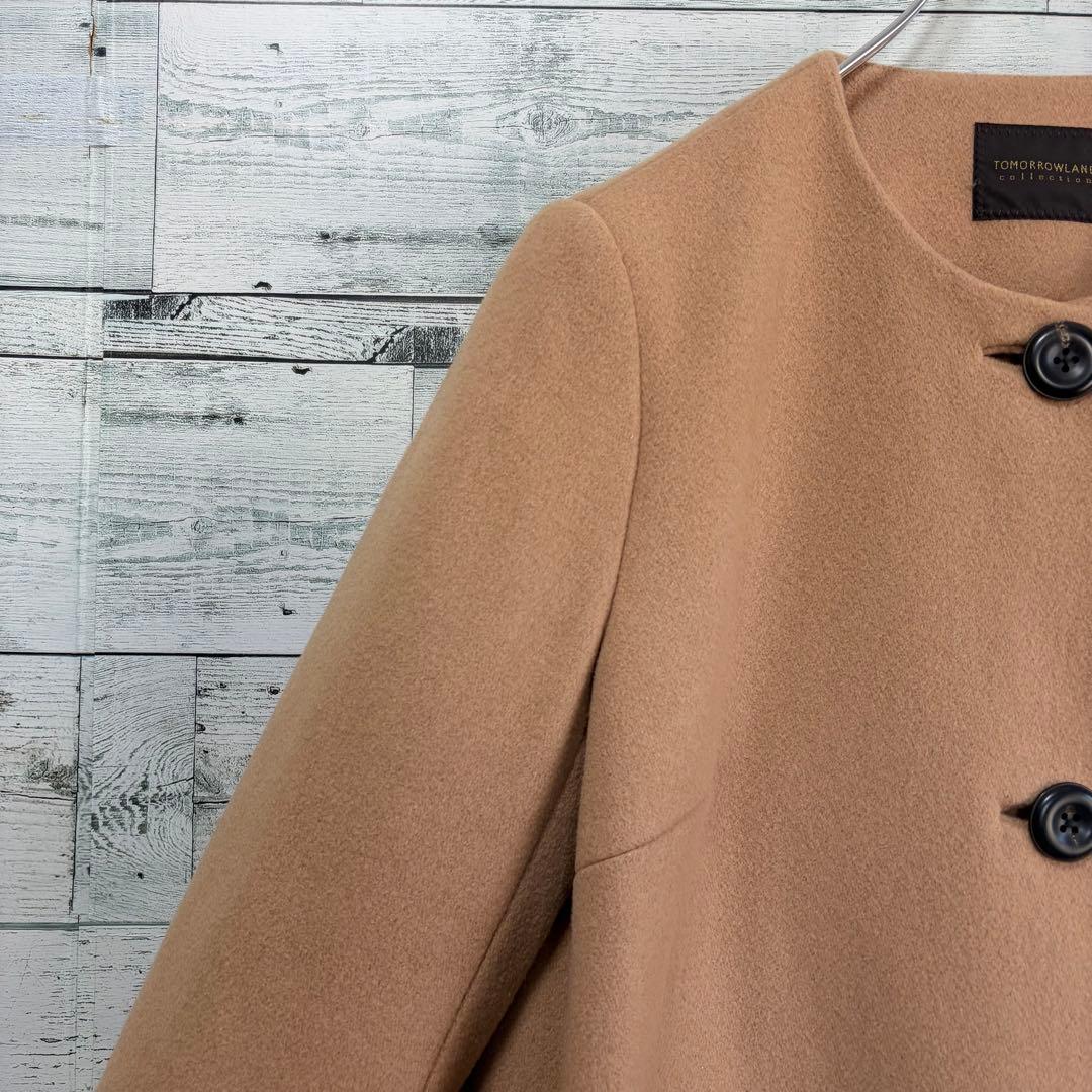 未使用・タグ付　トゥモローランドコレクション　ノーカラーコート　ルイジリッチェリ