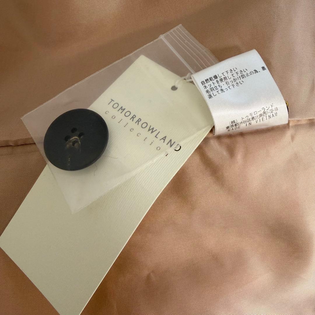 未使用・タグ付　トゥモローランドコレクション　ノーカラーコート　ルイジリッチェリ
